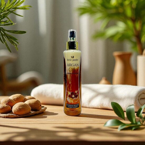 Belle Jardin Matu Serums ar Arganas Eļļu / Belle Jardin Argan Oil Hair Serum – Express Repair Conditioner.
